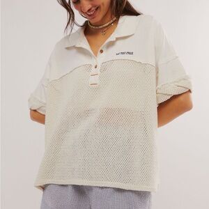 We The Free - Free People - Don’t Rush Polo Ivory - medium